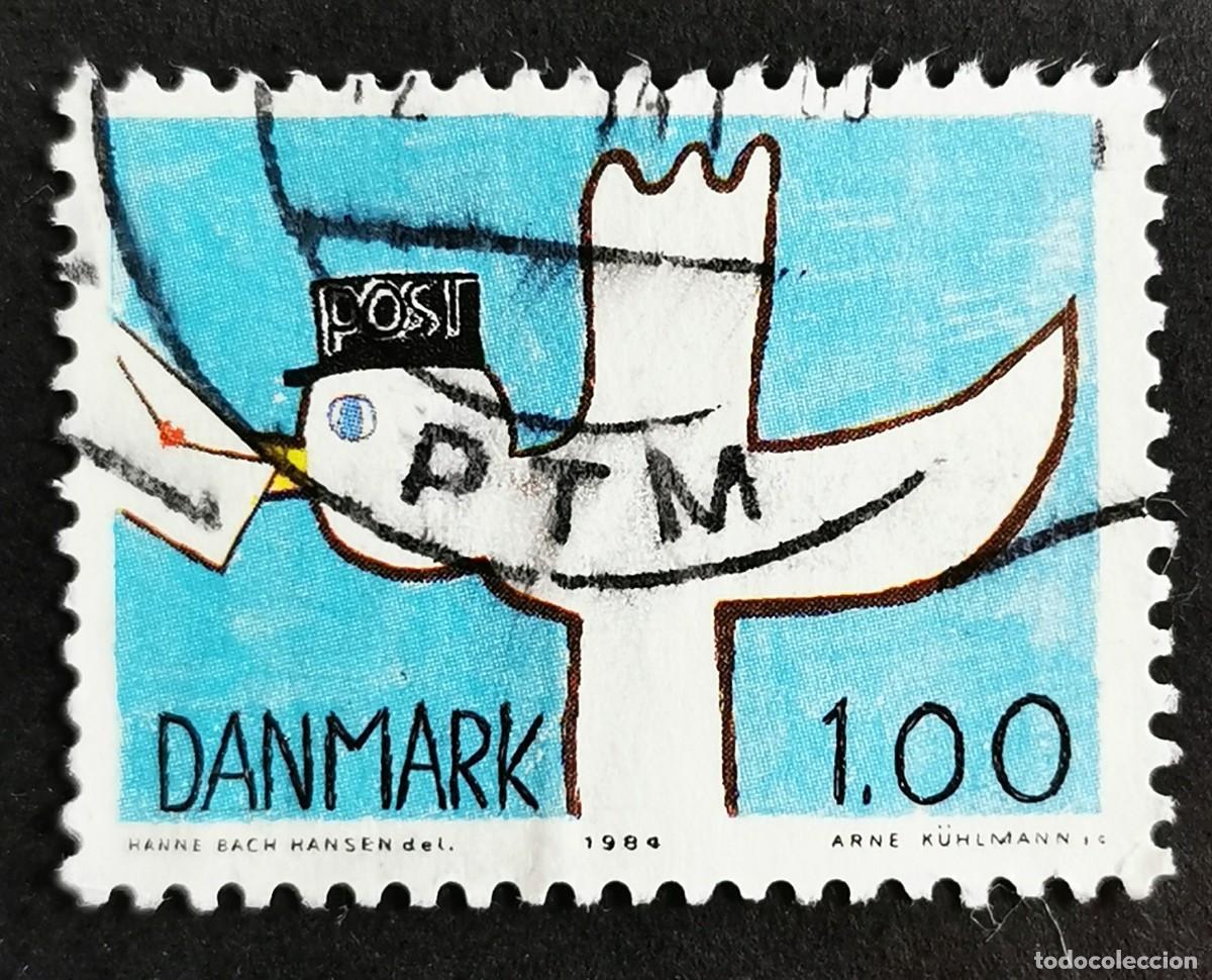 Sellos: Sello Dinamarca 1984, Paloma, 1.00 dkr. Michel: DK 816