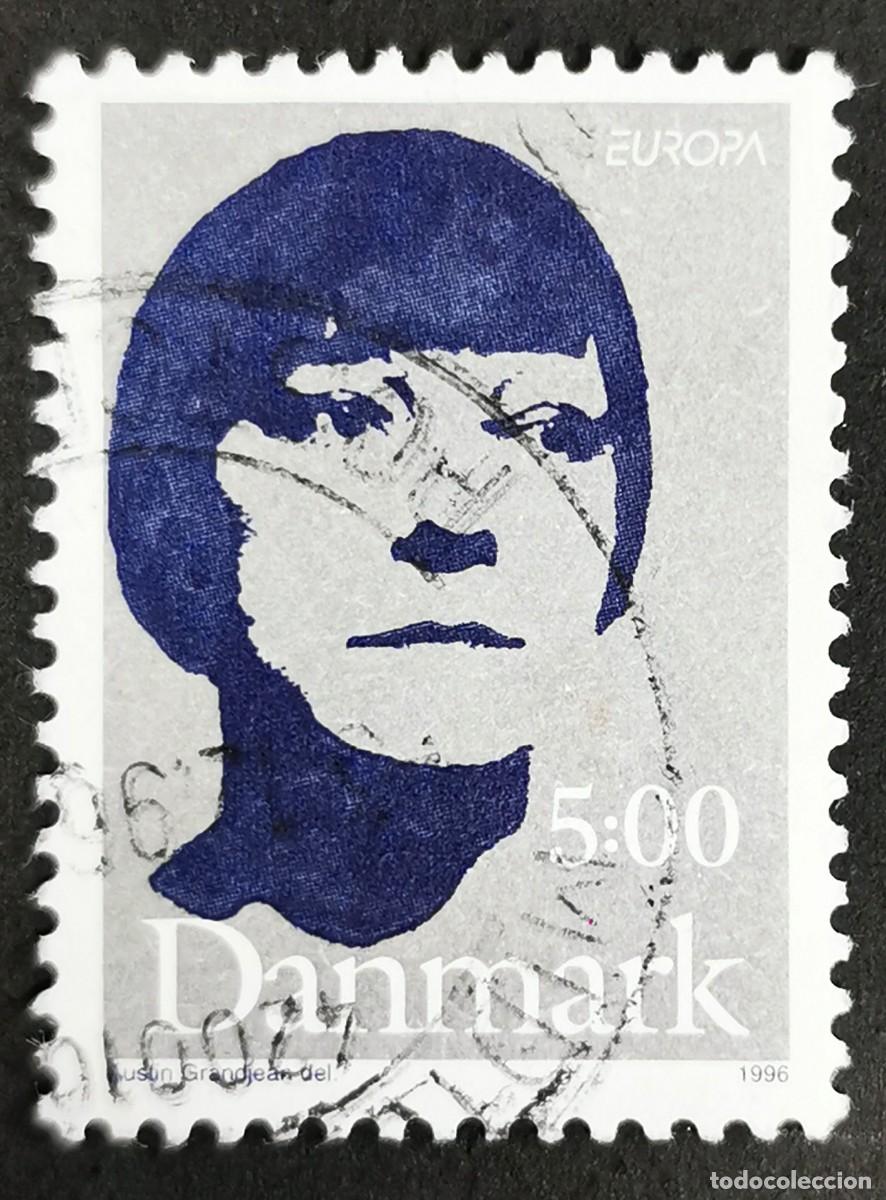 Sellos: Sello Dinamarca 1996, Asta Nielsen (actriz danesa), 5.00 dkr. Michel: DK 1125
