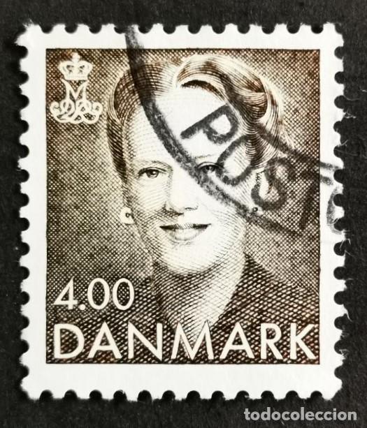 Sellos: Sello Dinamarca 1996, Reina Margarita II, 4.00 dkr. Michel: DK 1130