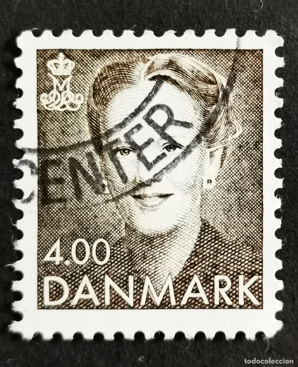 Sellos: Sello Dinamarca 1996, Reina Margarita II, 4.00 dkr. Michel: DK 1130