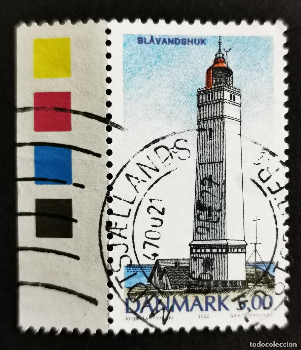 Sellos: Sello Dinamarca 1996, Faro de Bl&aring;vandshuk, 5.00 dkr. Michel: DK 1133