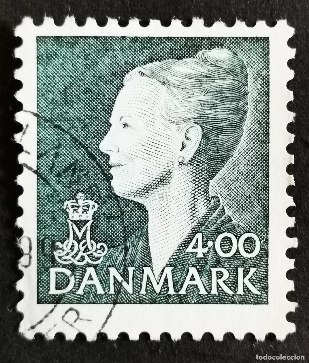 Sellos: Sello Dinamarca 1997, Reina Margarita II, 4.00 dkr. Michel: DK 1158