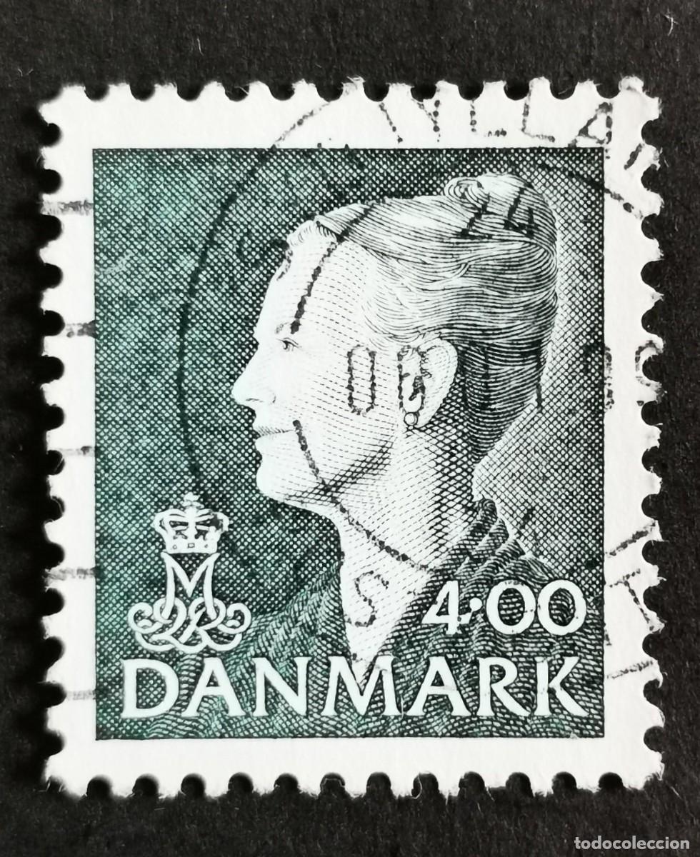 Sellos: Sello Dinamarca 1997, Reina Margarita II, 4.00 dkr. Michel: DK 1158