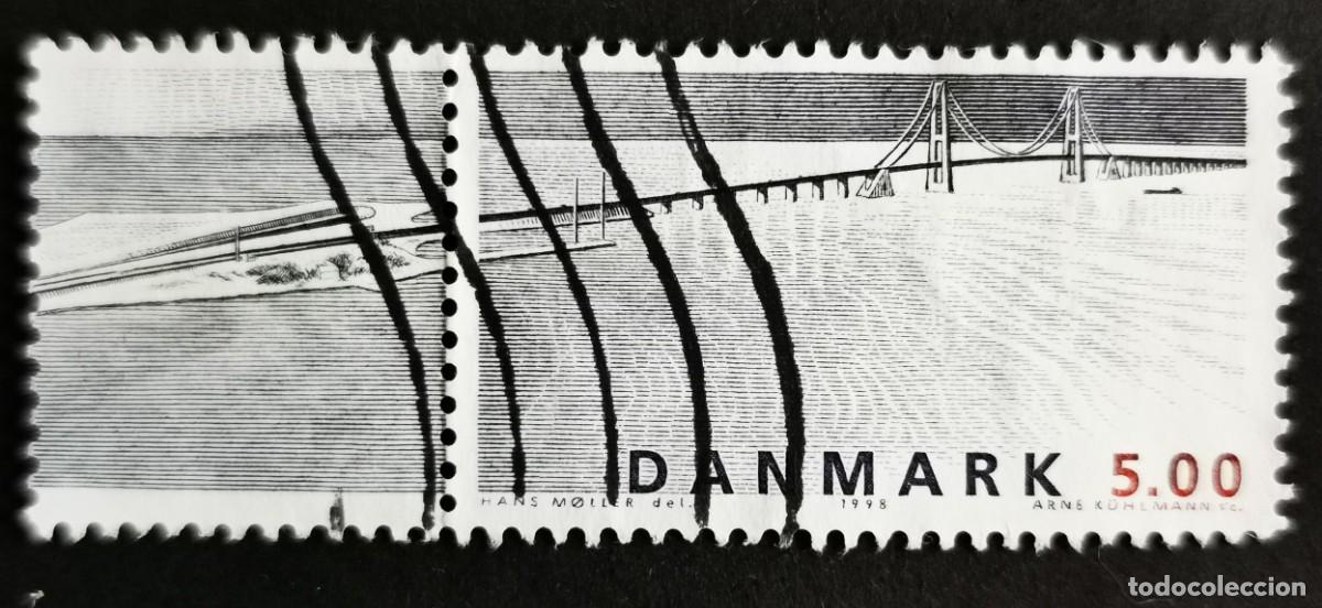 Sellos: Sello Dinamarca 1998, El Puente Este (Enlace del Gran Belt), 5.00 dkr. Michel: DK 1181