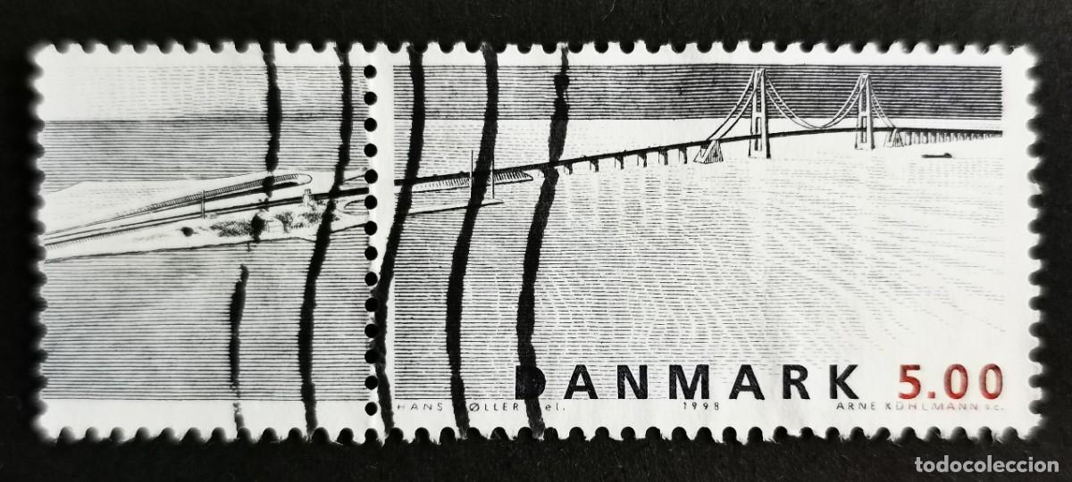 Sellos: Sello Dinamarca 1998, El Puente Este (Enlace del Gran Belt), 5.00 dkr. Michel: DK 1181