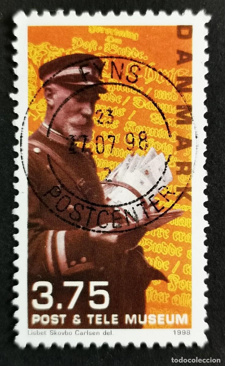 Sellos: Sello Dinamarca 1998, Cartero, 1922, 3.75 dkr. Michel: DK 1182