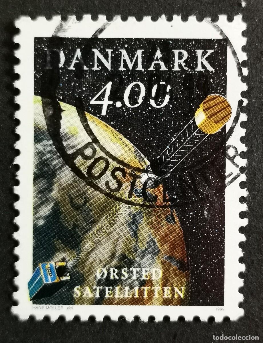 Sellos: Sello Dinamarca 1999, Lanzamiento del sat&eacute;lite &rdquo;Orsted&rdquo;, 4.00 dkr. Michel: DK 1203