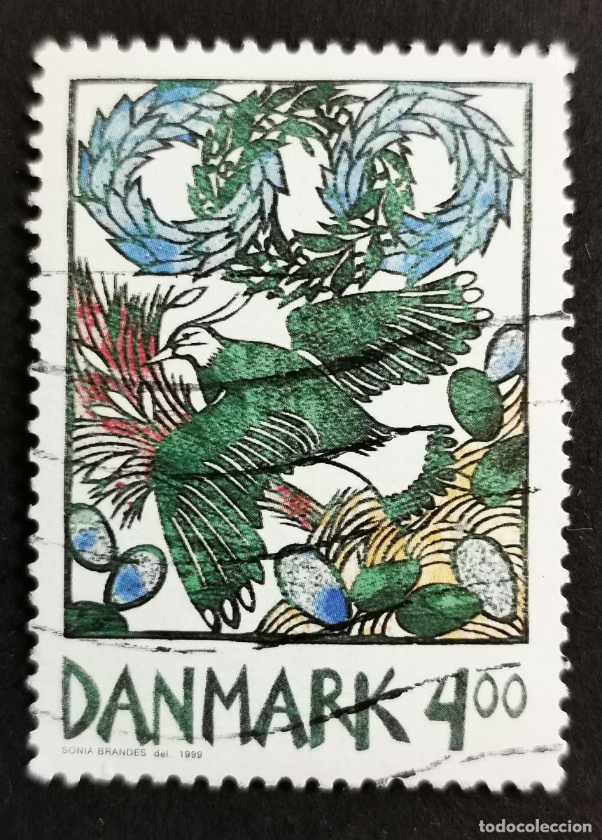Sellos: Sello Dinamarca 1999, Avefr&iacute;a norte&ntilde;a y huevos: presagios de la primavera, 4.00 dkr. Michel: DK 1207