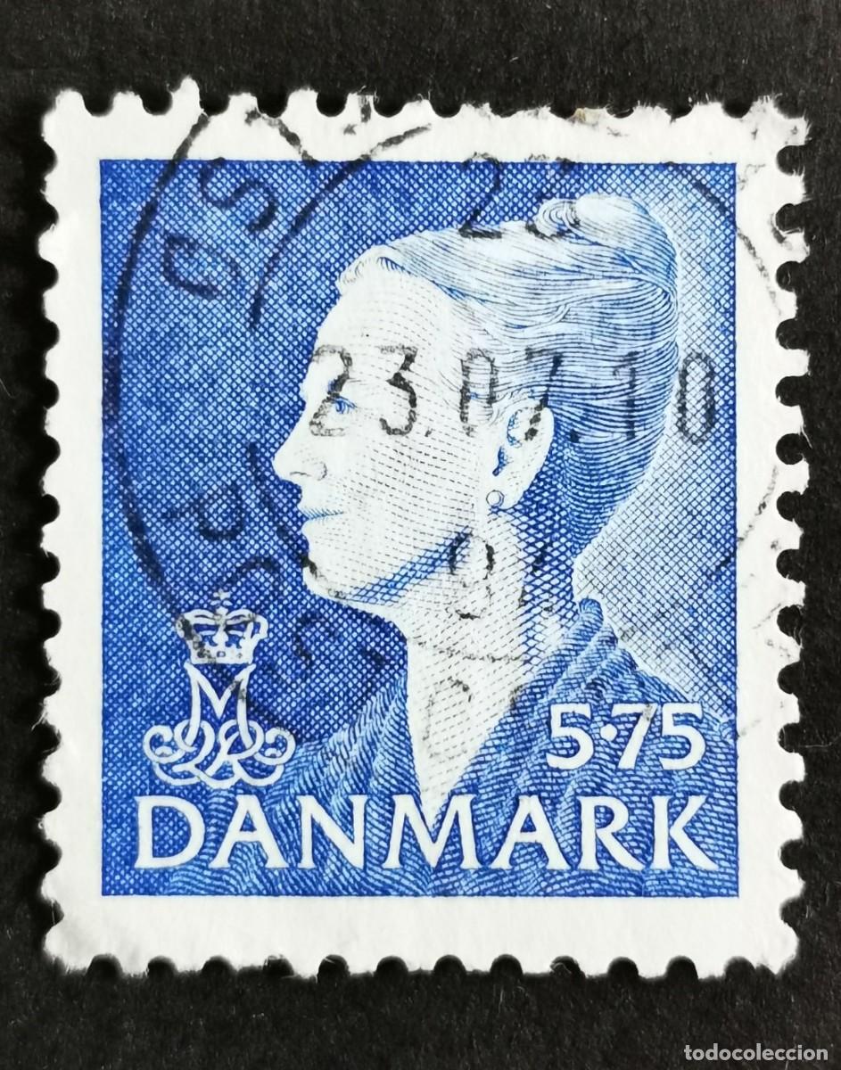 Sellos: Sello Dinamarca 2000, Reina Margarita II, 5.75 dkr. Michel: DK 1233