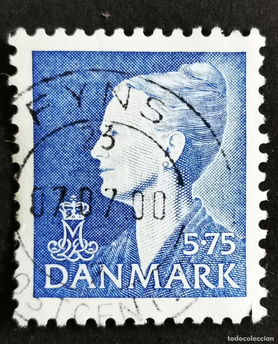 Sellos: Sello Dinamarca 2000, Reina Margarita II, 5.75 dkr. Michel: DK 1233