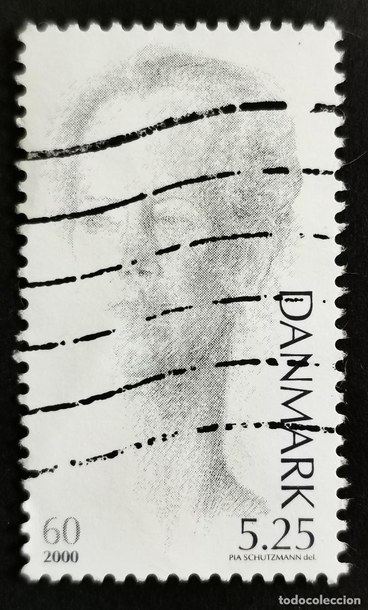 Sellos: Sello Dinamarca 2000, Reina Margarita II 60 cumplea&ntilde;os, 4.00 dkr. Michel: DK 1238