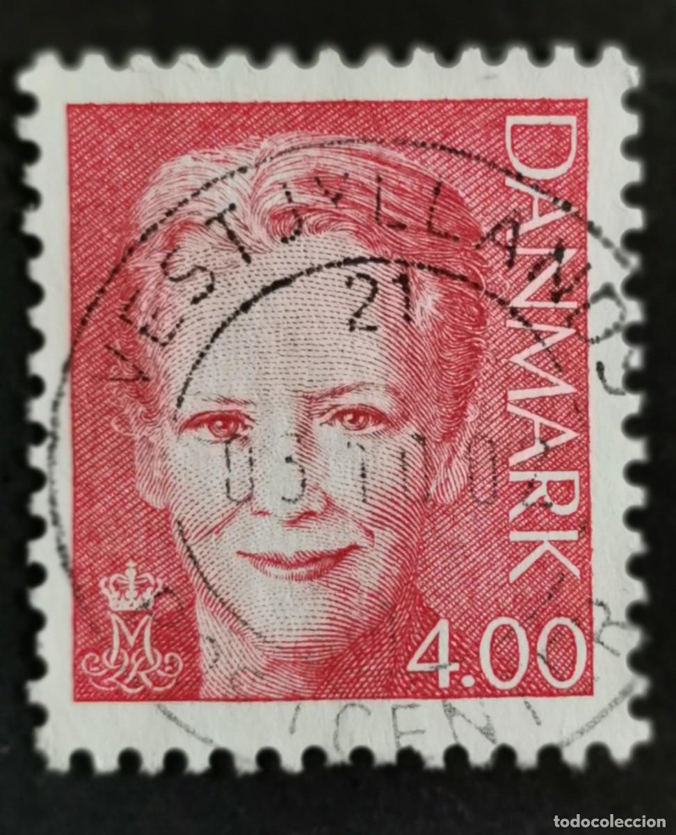 Sellos: Sello Dinamarca 2000, Reina Margarita II, 4.00 dkr. Michel: DK 1240