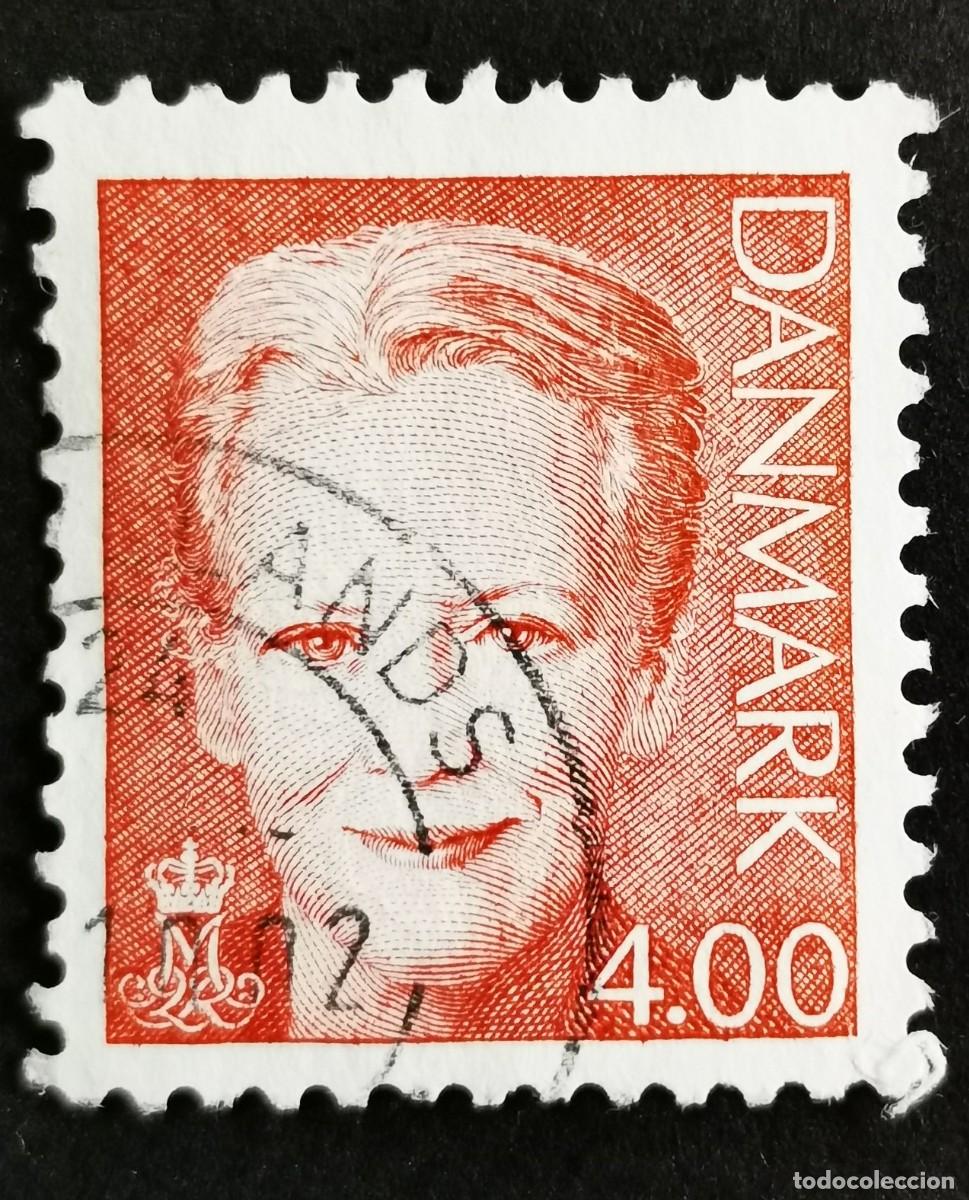 Sellos: Sello Dinamarca 2000, Reina Margarita II, 4.00 dkr. Michel: DK 1240