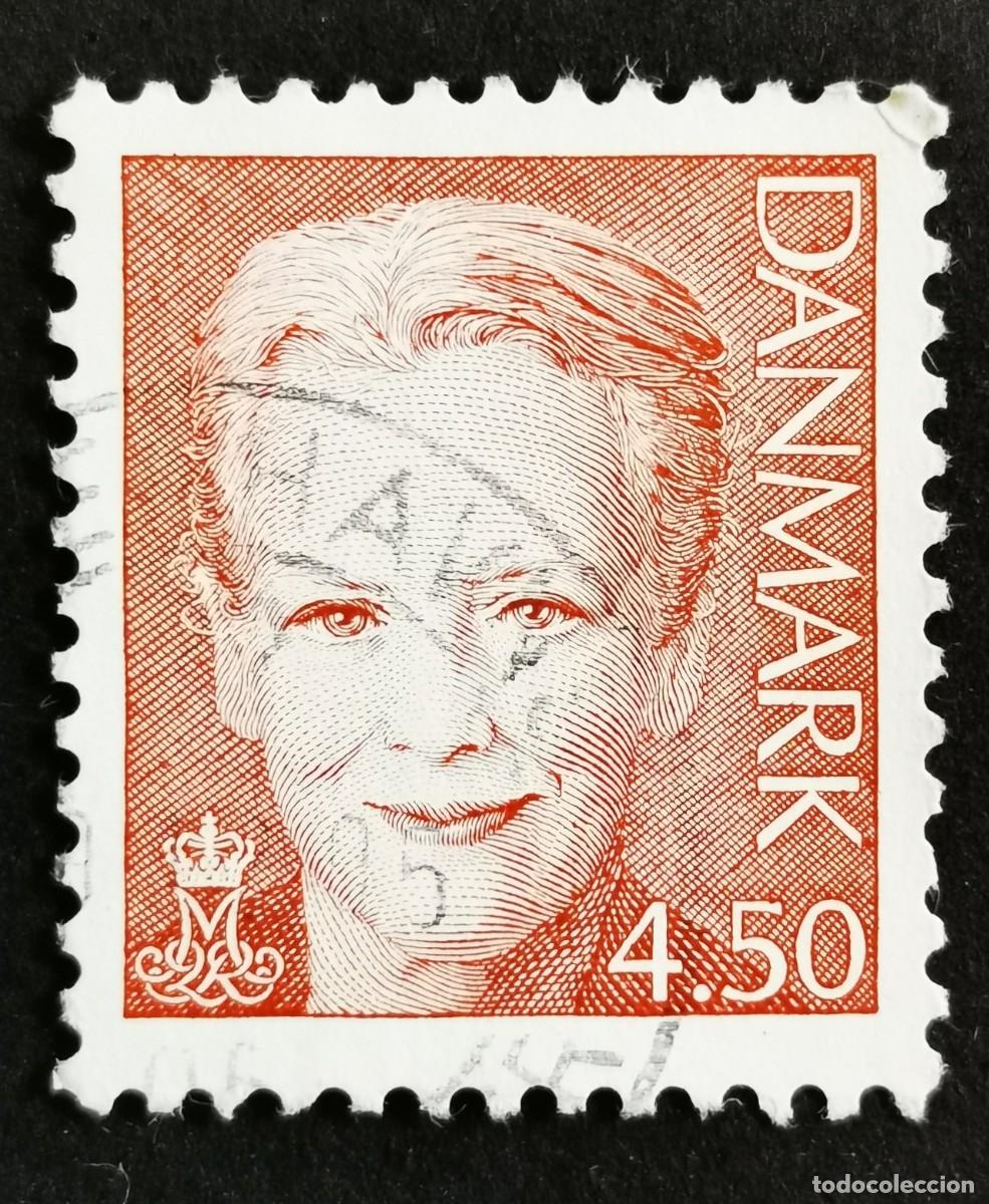 Sellos: Sello Dinamarca 2000, Reina Margarita II, 4.50 dkr. Michel: DK 1242