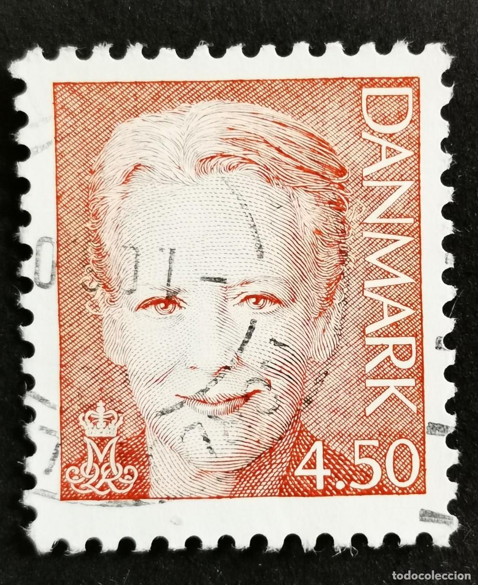 Sellos: Sello Dinamarca 2000, Reina Margarita II, 4.50 dkr. Michel: DK 1242