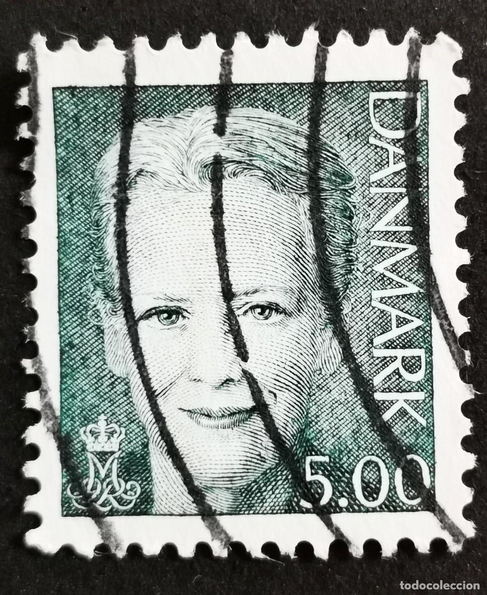 Sellos: Sello Dinamarca 2000, Reina Margarita II, 5.00 dkr. Michel: DK 1243