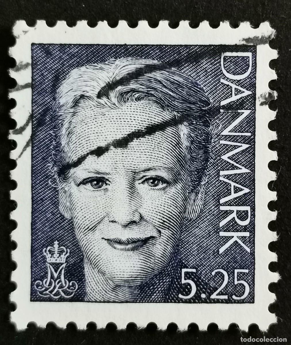 Sellos: Sello Dinamarca 2000, Reina Margarita II, 5.25 dkr. Michel: DK 1244