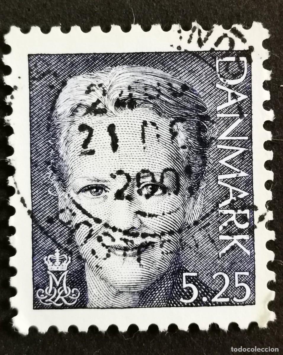 Sellos: Sello Dinamarca 2000, Reina Margarita II, 5.25 dkr. Michel: DK 1244