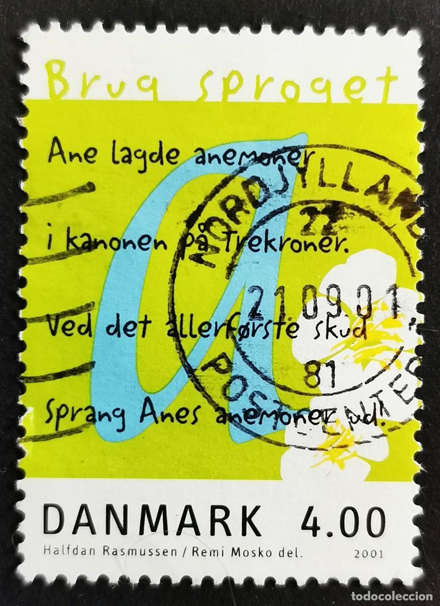 Sellos: Sello Dinamarca 2001, Idiomas del A&ntilde;o Europeo, 4.00 dkr. Michel: DK 1271