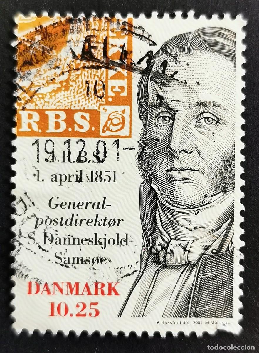 Sellos: Sello Dinamarca 2001, S. Danneskjold-Samsoe, Post-Maestro General, 10.25 dkr. Michel: DK 1276