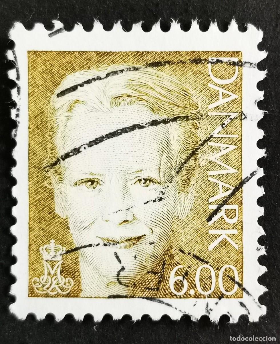 Sellos: Sello Dinamarca 2001, Reina Margarita II, 6.00 dkr. Michel: DK 1279