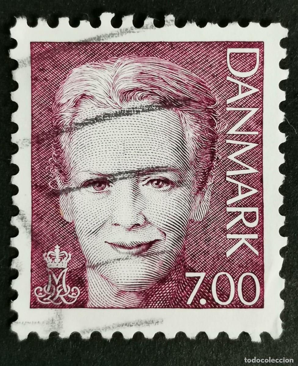 Sellos: Sello Dinamarca 2001, Reina Margarita II, 7.00 dkr. Michel: DK 1280