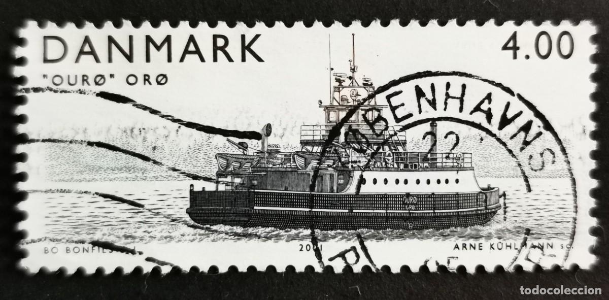 Sellos: Sello Dinamarca 2001, transbordadores &rdquo;Oro&rdquo;, Oro, 4.00 dkr. Michel: DK 1292