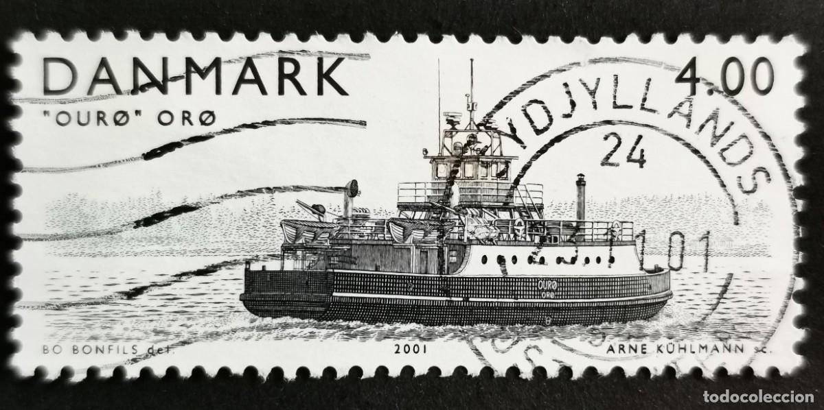 Sellos: Sello Dinamarca 2001, transbordadores &rdquo;Oro&rdquo;, Oro, 4.00 dkr. Michel: DK 1292