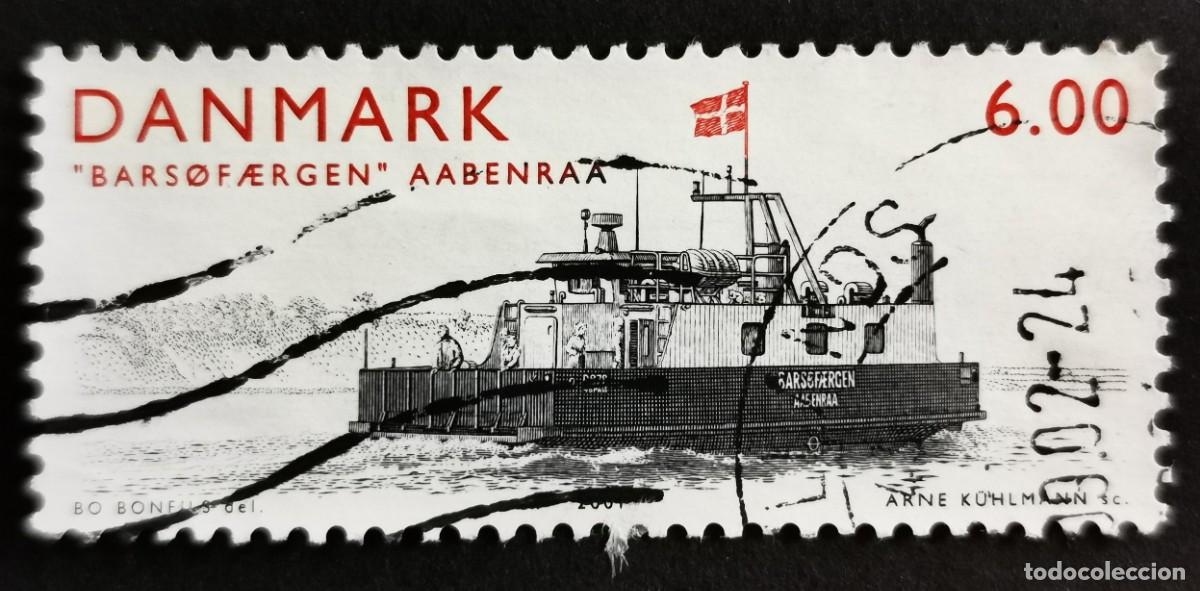 Sellos: Sello Dinamarca 2001, transbordadores &rdquo;Barsofaergen&rdquo;, Apenrade, 6.00 dkr. Michel: DK 1294