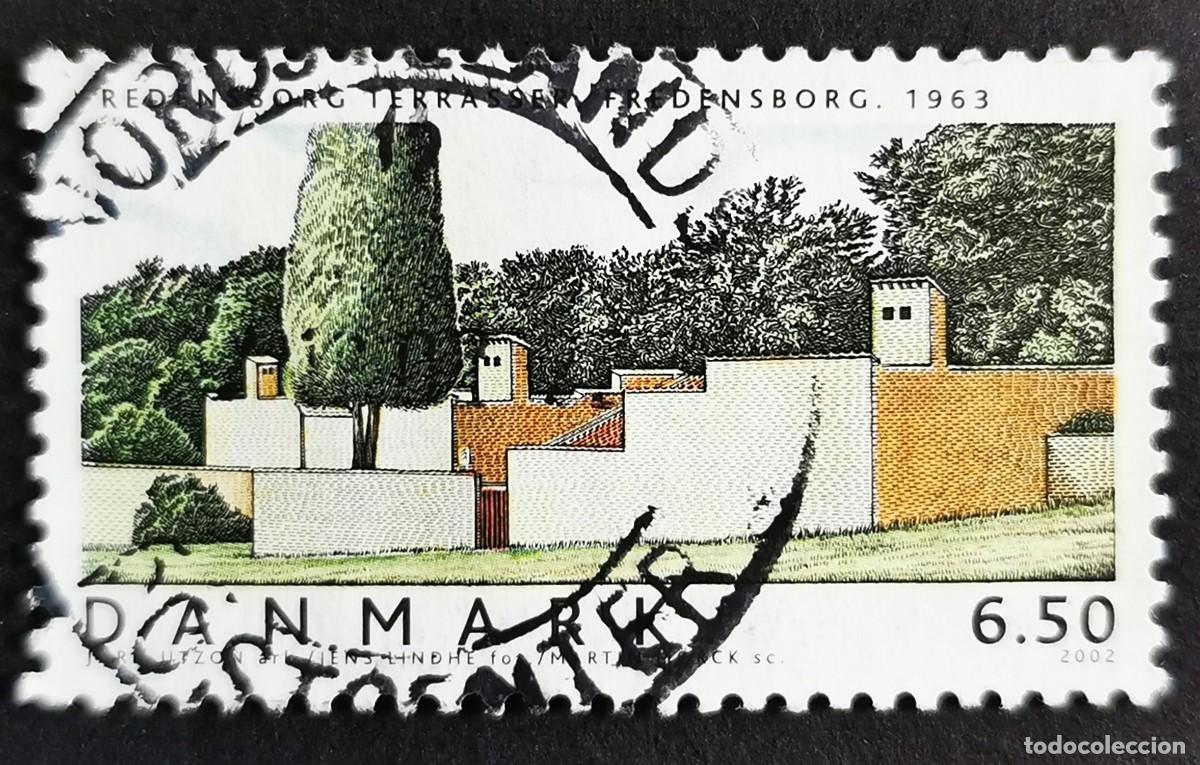 Sellos: Sello Dinamarca 2002, Terrazas de Fredensborg, Fredensborg 1963, 6.50 dkr. Michel: DK 1324