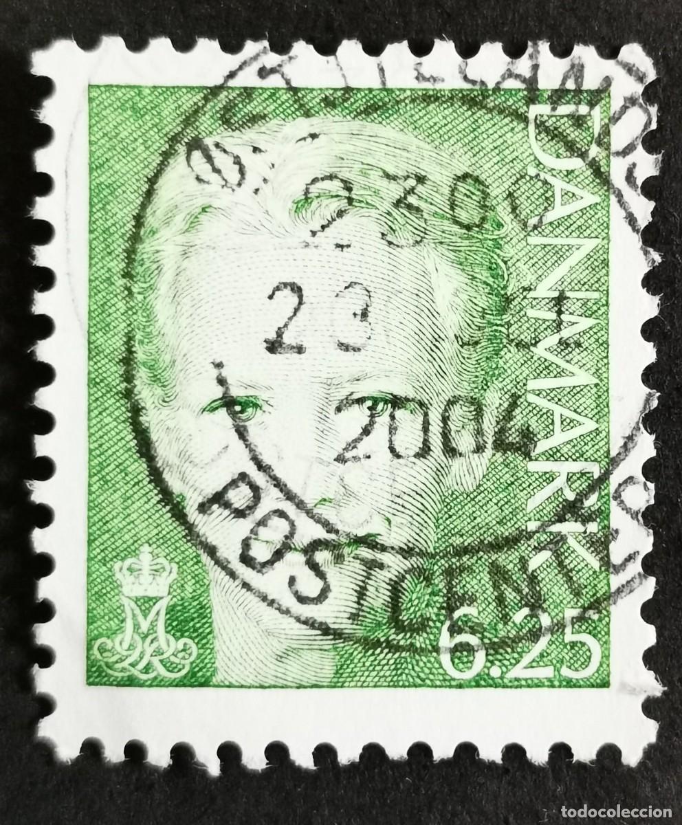 Sellos: Sello Dinamarca 2003, Reina Margarita II serie 5, 6.25 dkr. Michel: DK 1328