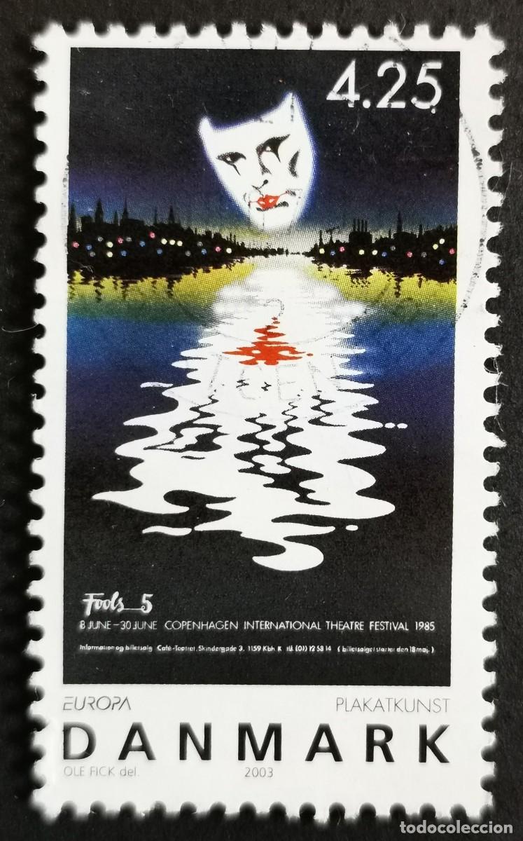 Sellos: Sello Dinamarca 2003, Europa Cartel del festival - &rdquo;Fools&rdquo; (Ole Flick), 4.25 dkr. Michel: DK 1341