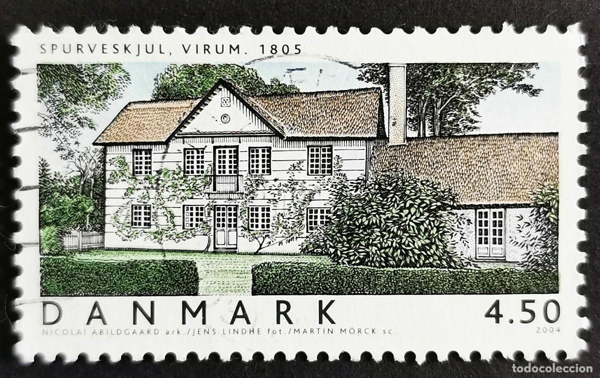 Sellos: Sello Dinamarca 2004, El escondite del gorri&oacute;n, Virum, Copenhague, 4.50 dkr. Michel: DK 1361