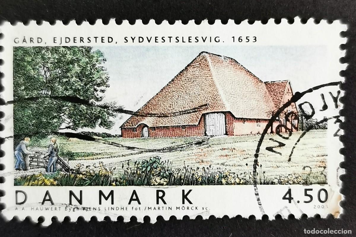 Sellos: Sello Dinamarca 2005, Gard, Ejdersted, suroeste de Schleswig, 4.50 dkr. Michel: DK 1391