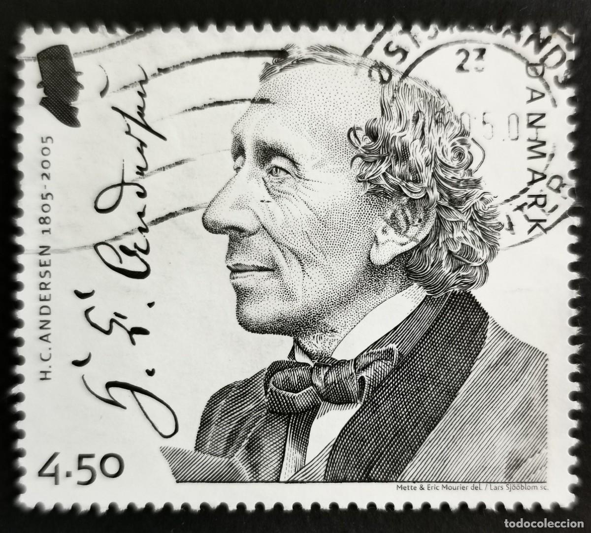 Sellos: Sello Dinamarca 2005, Hans Christian Andersen, 4.50 dkr. Michel: DK 1396