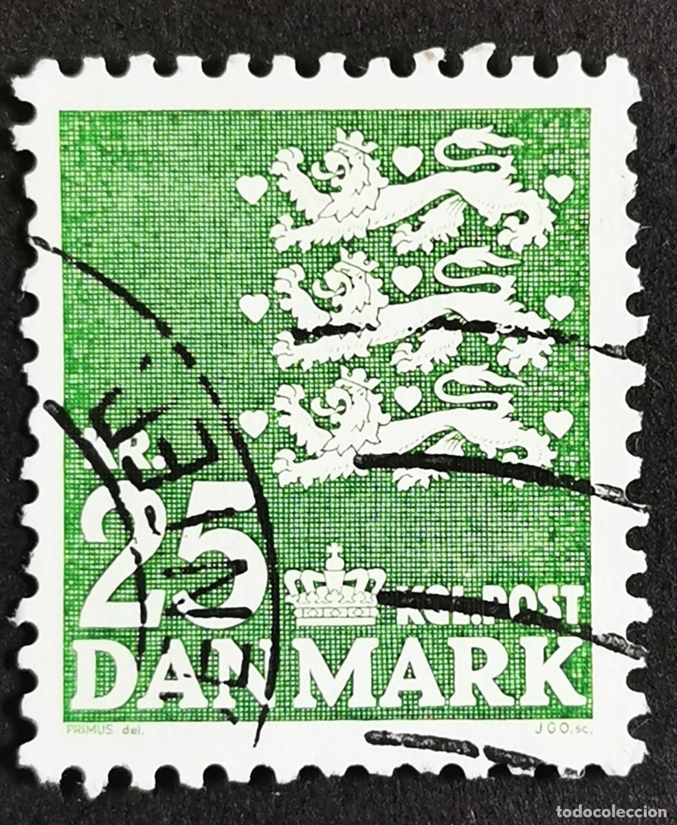 Sellos: Sello Dinamarca 1962, Escudo de armas, 25 dkr. Michel: DK 399x