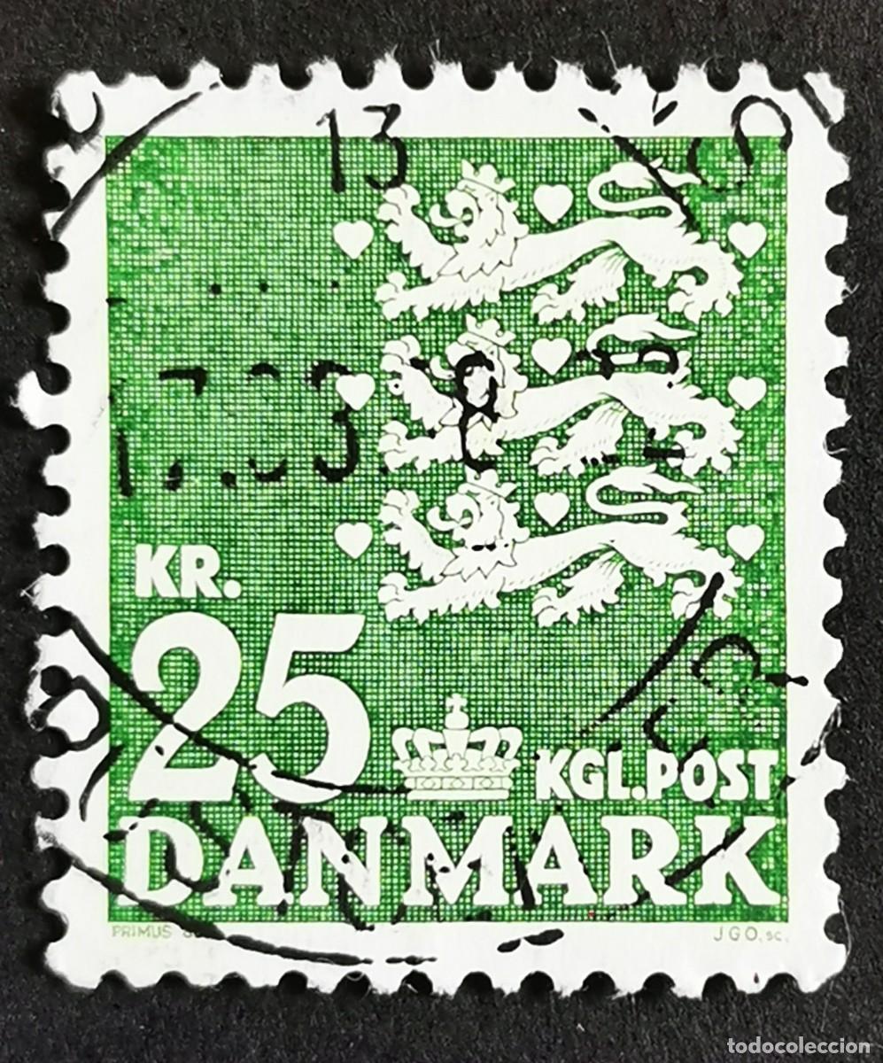 Sellos: Sello Dinamarca 1962, Escudo de armas, 25 dkr. Michel: DK 399x