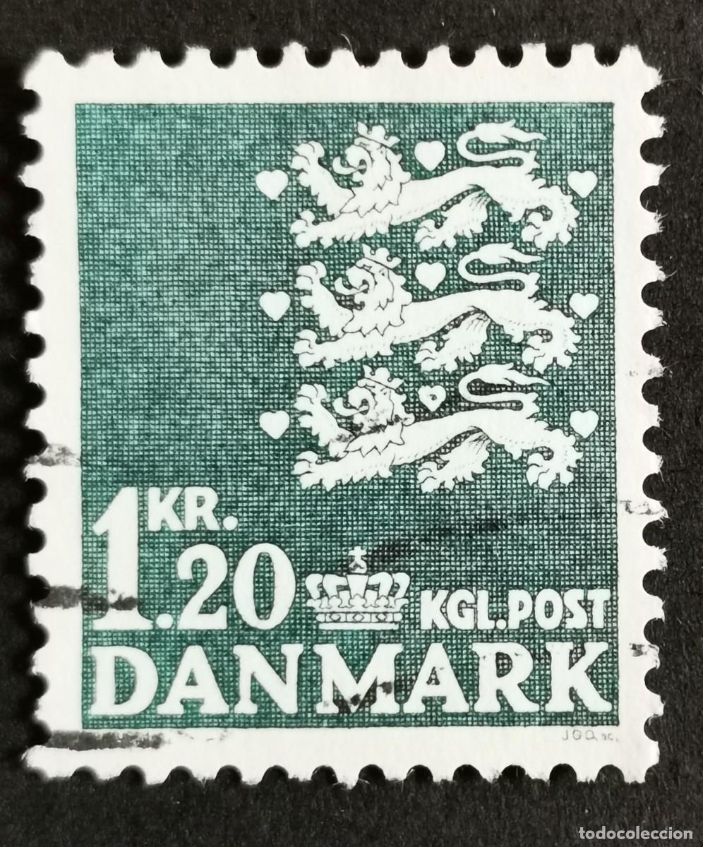 Sellos: Sello Dinamarca 1962, Escudo de armas, 1.20 dkr. Michel: DK 400x