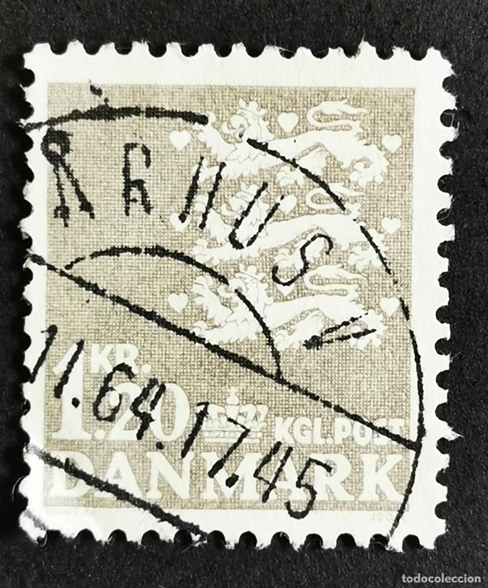 Sellos: Sello Dinamarca 1962, Escudo de armas, 1.20 dkr. Michel: DK 400x