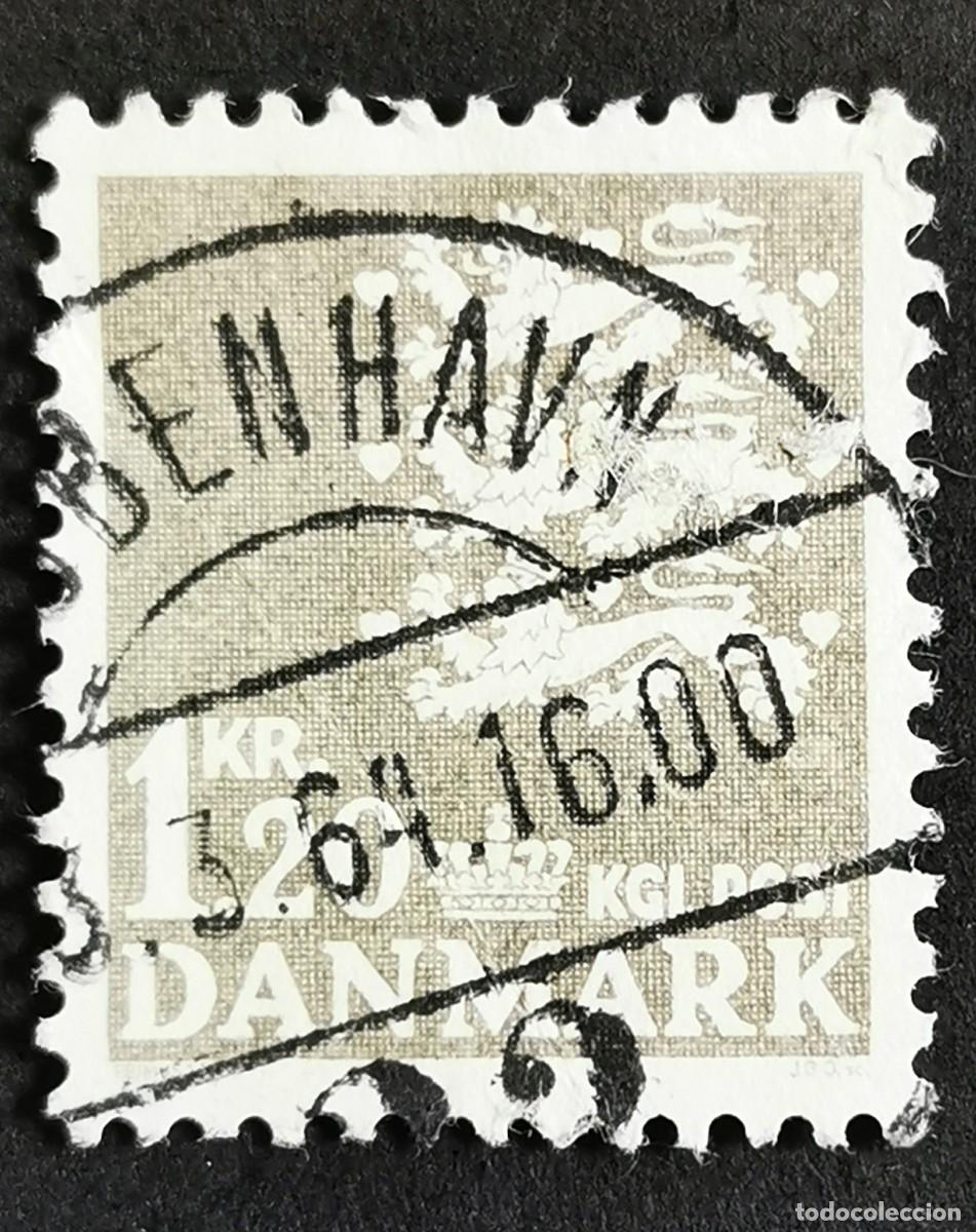 Sellos: Sello Dinamarca 1962, Escudo de armas, 1.20 dkr. Michel: DK 400x