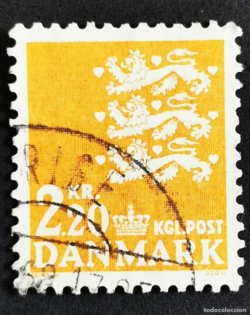 Sellos: Sello Dinamarca 1967, Escudo de armas, 2.20 dkr. Michel: DK 461