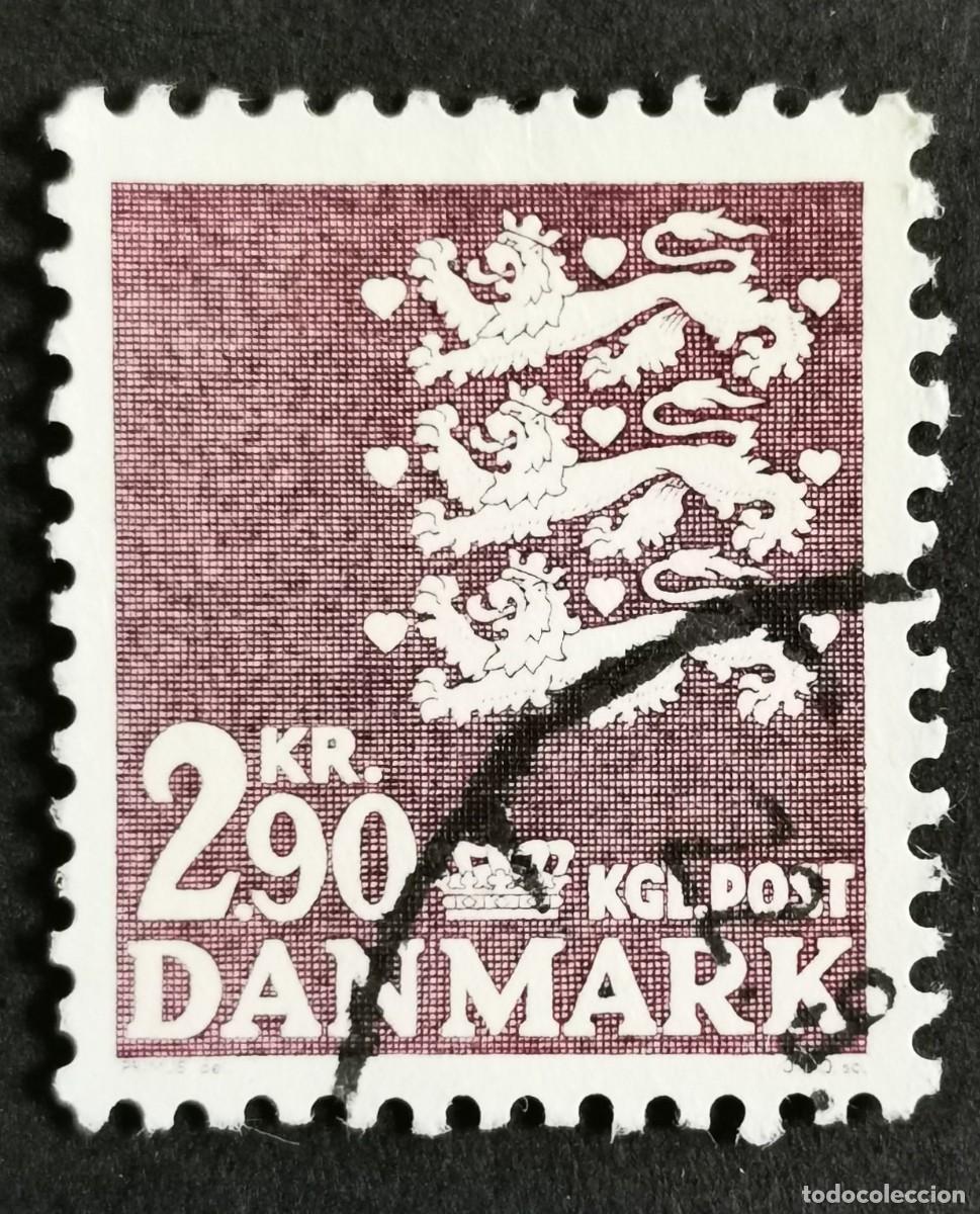 Sellos: Sello Dinamarca 1968, Escudo de armas, 2.90 dkr. Michel: DK 463
