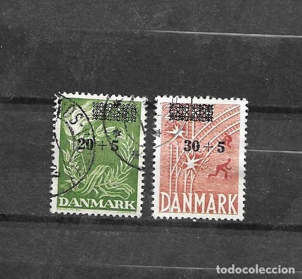 Sellos: Dinamarca 1955, Serie de la libertad, yvert 358-359, usados