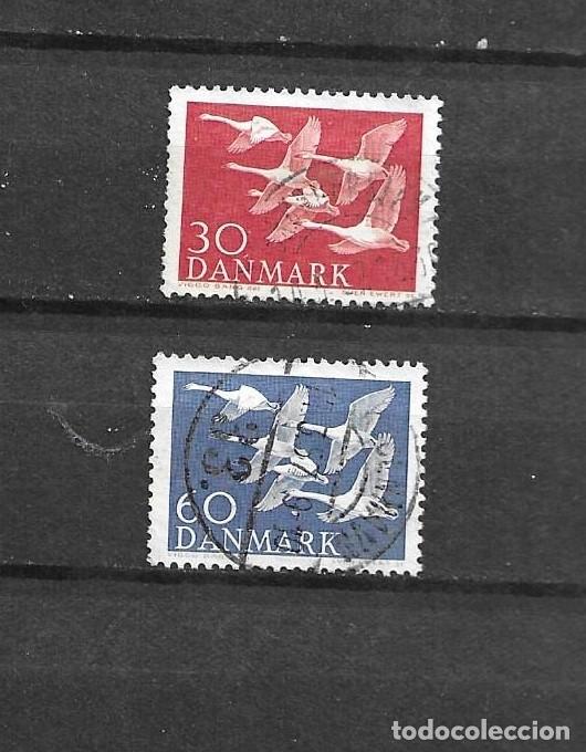Sellos: Dinamarca 1956, Norden, yvert 372-373, usados