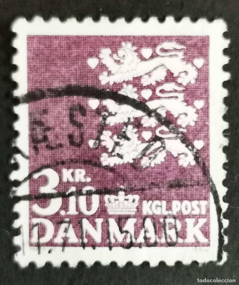 Sellos: Sello Dinamarca 1970, Escudo de armas, 3.10 dkr. Michel: DK 499