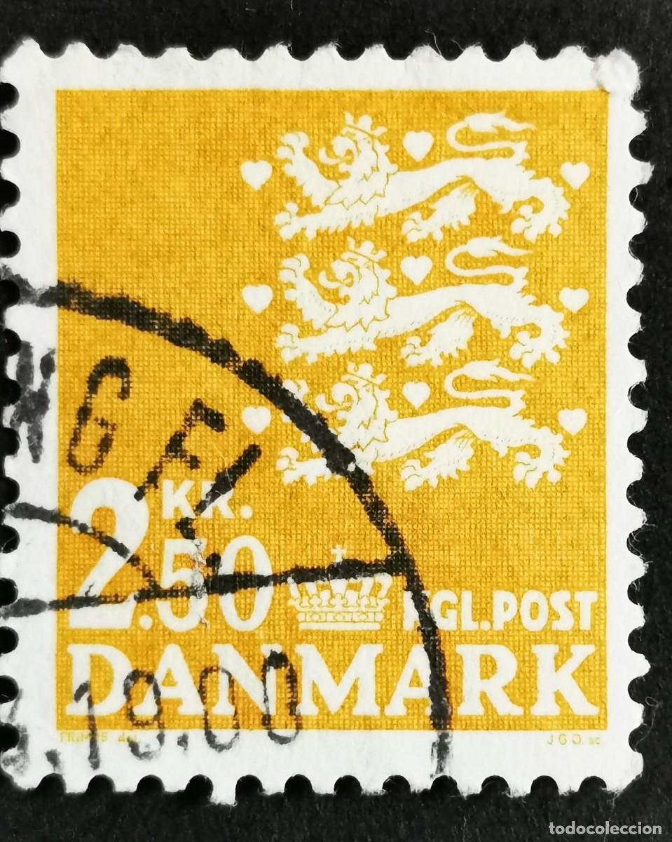 Sellos: Sello Dinamarca 1972, Escudo de armas, 2.50 dkr. Michel: DK 526