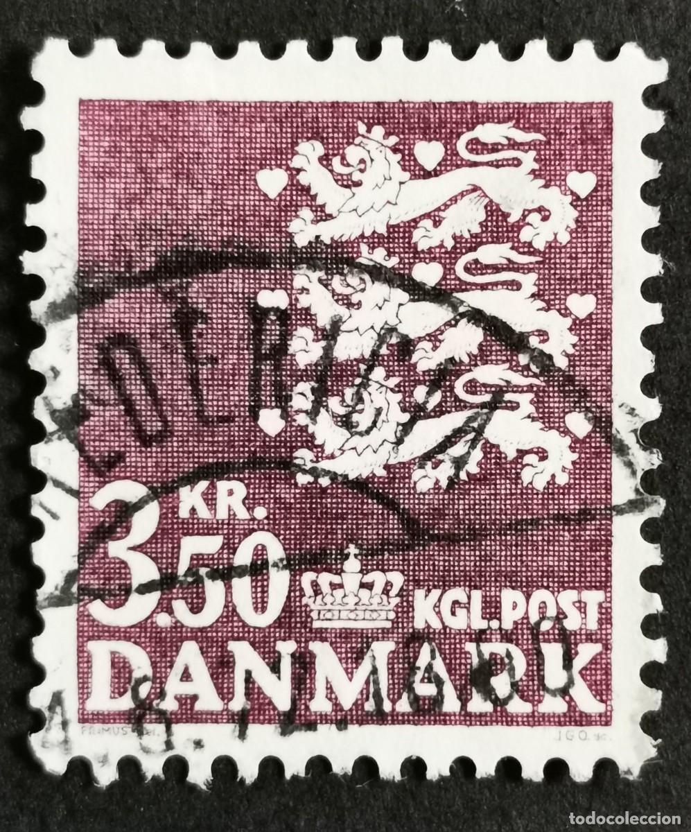 Sellos: Sello Dinamarca 1972, Escudo de armas, 3.50 dkr. Michel: DK 527