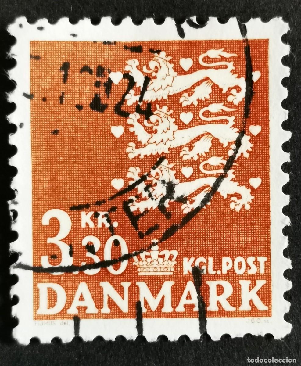 Sellos: Sello Dinamarca 1981, Escudo de armas, 3.30 dkr. Michel: DK 725