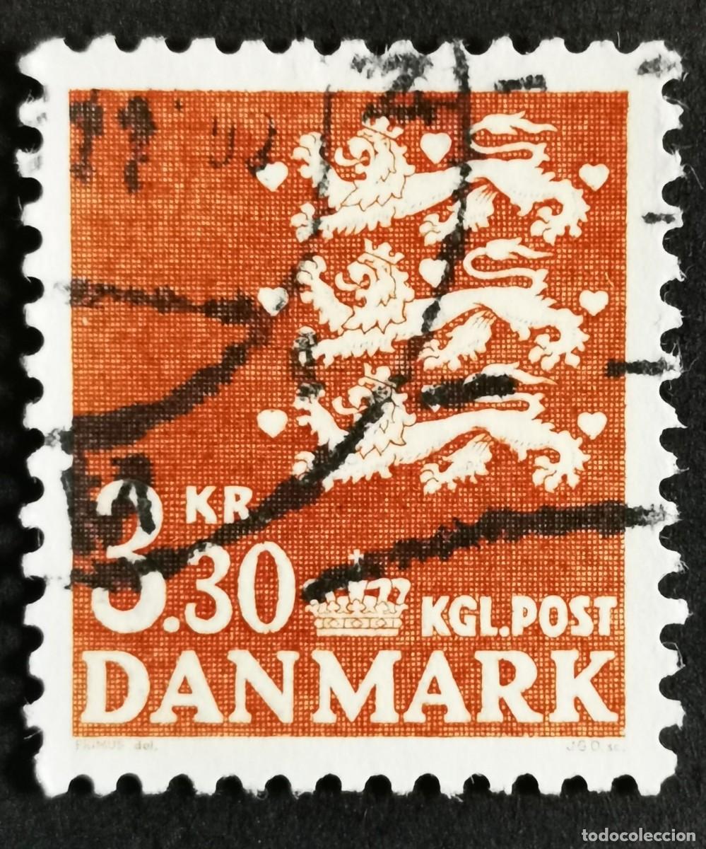 Sellos: Sello Dinamarca 1981, Escudo de armas, 3.30 dkr. Michel: DK 725