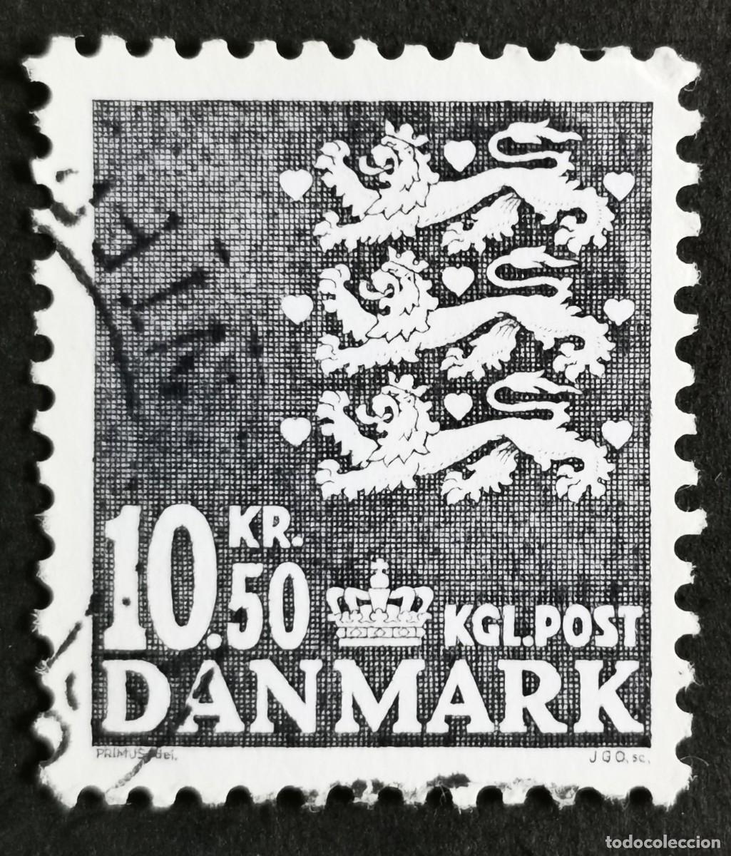 Sellos: Sello Dinamarca 2002, Escudo de armas, 10.50 dkr. Michel: DK 1298